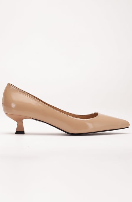 Helly Kitten Heel Leder Stiletto Pumps - Image 5