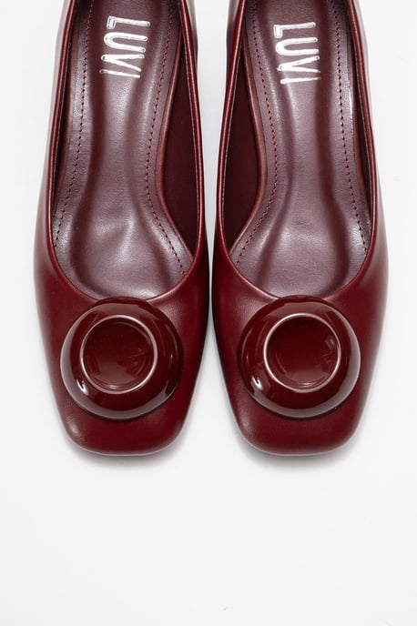 Mila Schnalle Eckige Zehenpartie Blockabsatz Pumps (Damen) - Image 3