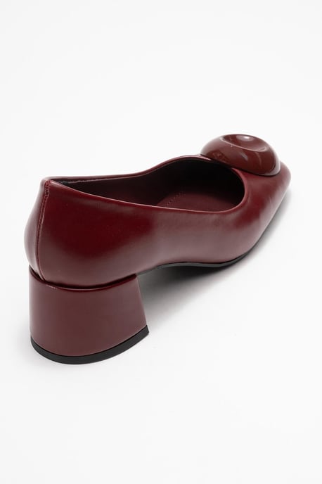 Mila Schnalle Eckige Zehenpartie Blockabsatz Pumps (Damen) - Image 5