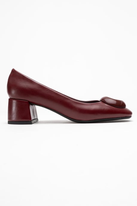 Mila Schnalle Eckige Zehenpartie Blockabsatz Pumps (Damen) - Image 6