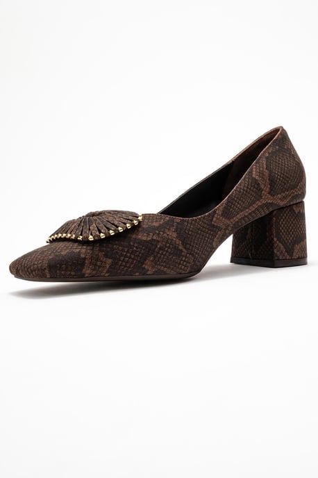 Velora Schnalle Eckige Zehenpartie Blockabsatz Pumps (Damen) - Image 4