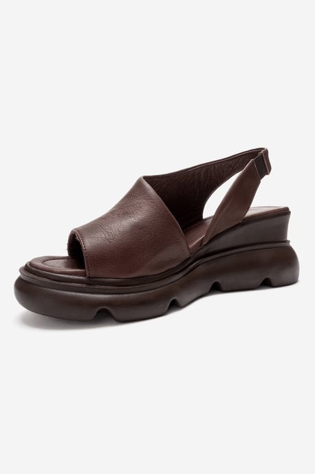 Agusto Leder-Plateau-Sandale (Damen) - Image 4