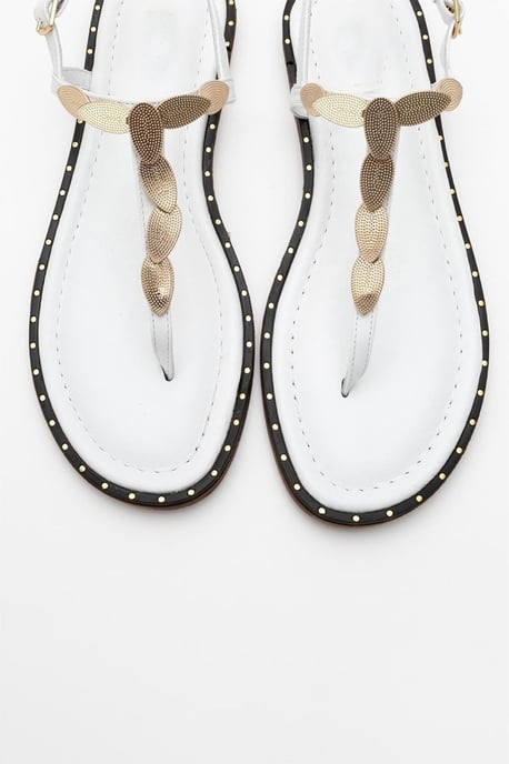 Marea Leder Flach Sandale (Women) - Image 2
