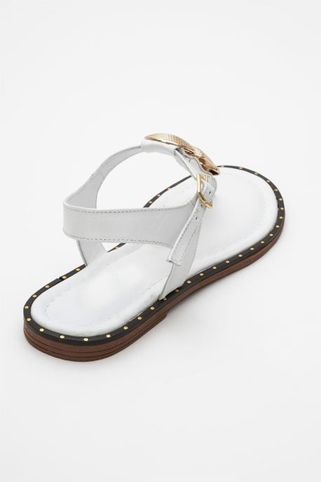 Marea Leder Flach Sandale (Women) - Image 3