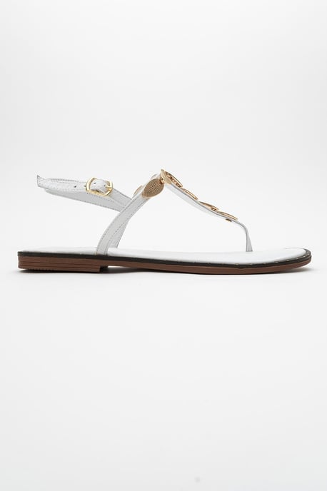 Marea Leder Flach Sandale (Women) - Image 4