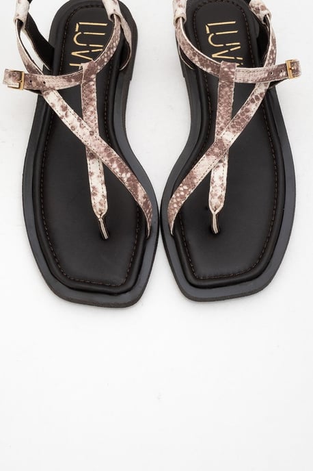 Morgana Leder Thong Sandale (Women) - Image 2