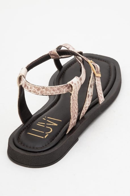 Morgana Leder Thong Sandale (Women) - Image 4