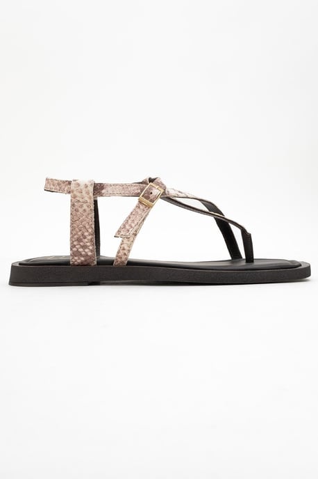 Morgana Leder Thong Sandale (Women) - Image 5