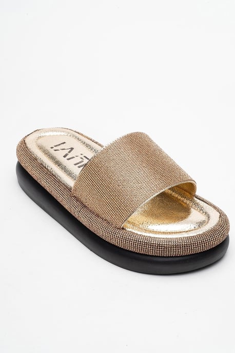 Oeste Rhinestone Plateau Sandale - Image 3