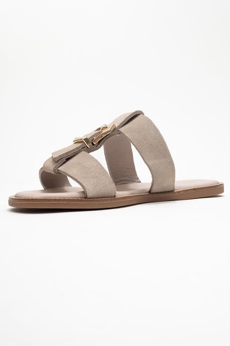 Sveta Leder Mit Schnalle Sandale (Women) - Image 4