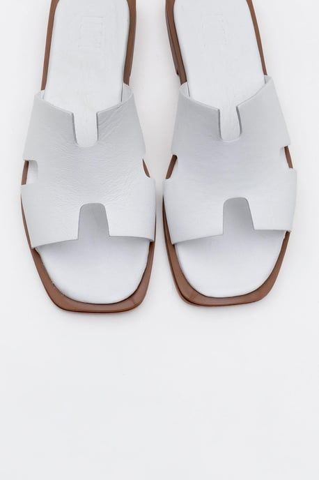 Jez Leder Slide Sandale (Women) - Image 2