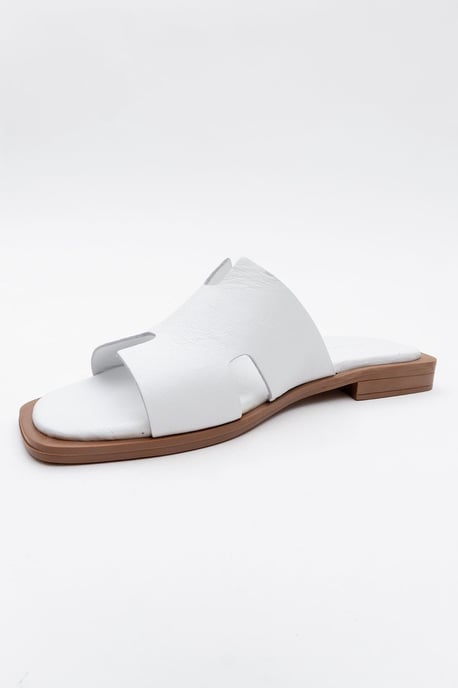 Jez Leder Slide Sandale (Women) - Image 4