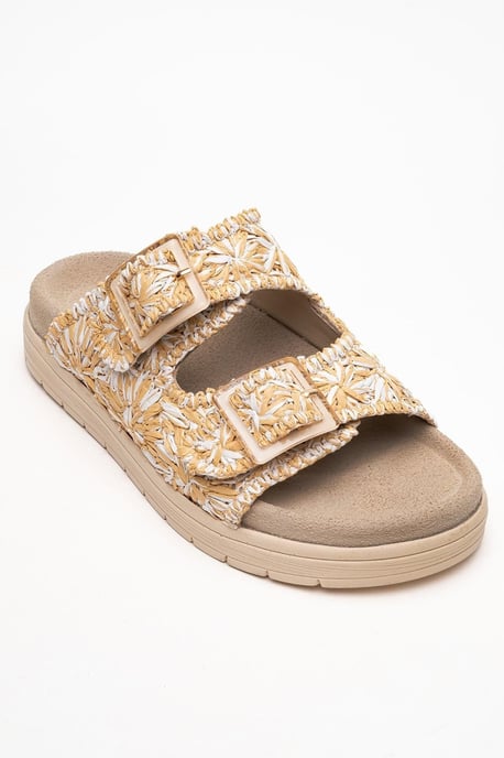 Milana Leder Double‑Strap Sandale (Women) - Image 3