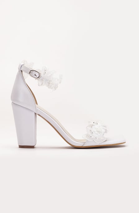 Vivian Lace Bridal Leder Sandalen (Women) - Image 5