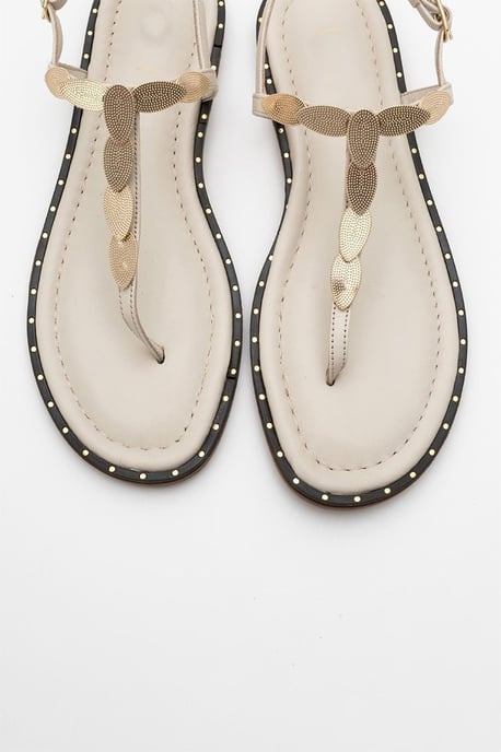 Marea Leder Flach Sandale (Women) - Image 2