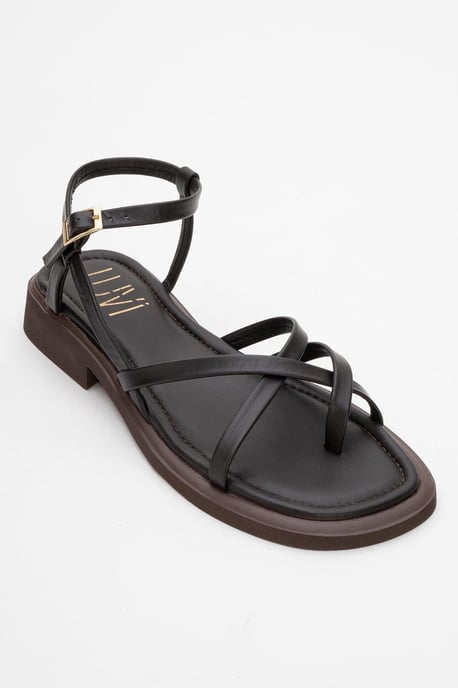 Antas Mit Riemchen Leder Flach Sandalen (Women) - Image 2