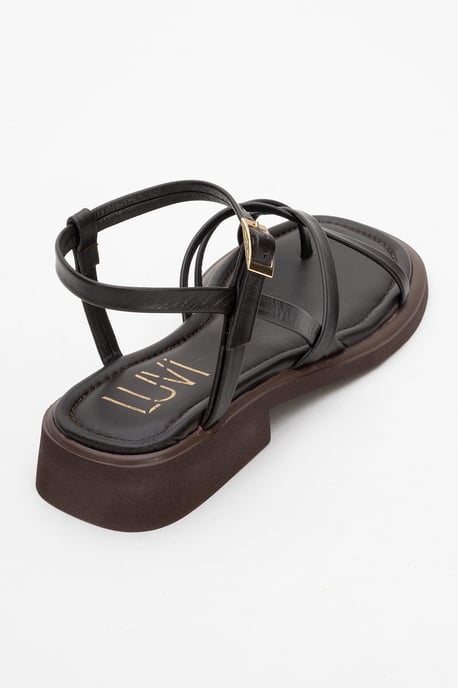 Antas Mit Riemchen Leder Flach Sandalen (Women) - Image 4