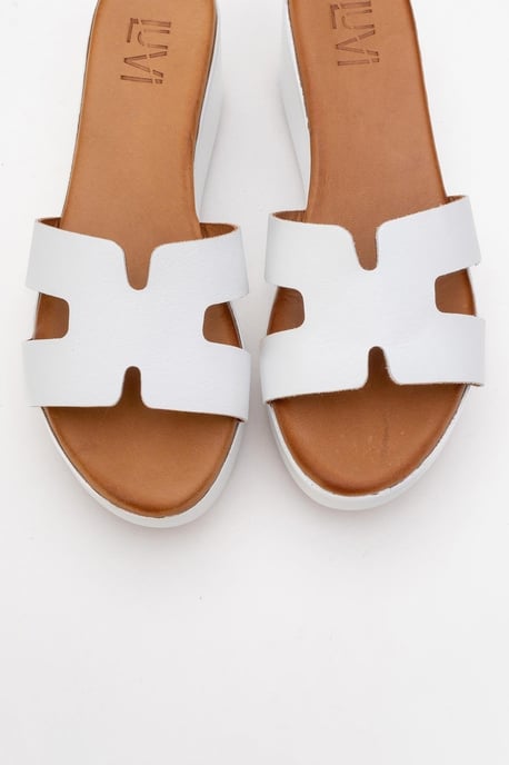 Lia Leder Plateau Sandale (Women) - Image 2