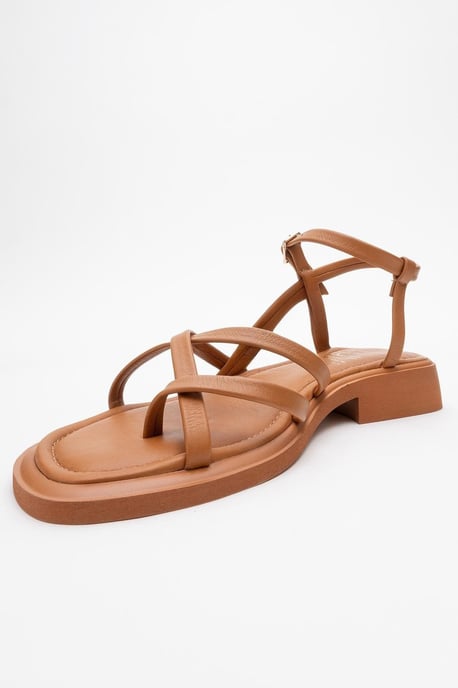 Antas Mit Riemchen Leder Flach Sandalen (Women) - Image 3