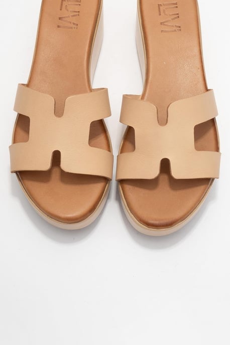 Lia Leder Plateau Sandale (Women) - Image 2