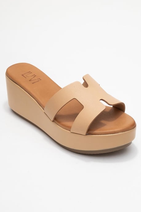 Lia Leder Plateau Sandale (Women) - Image 3