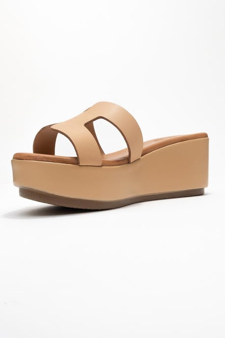Lia Leder Plateau Sandale (Women) - Image 4
