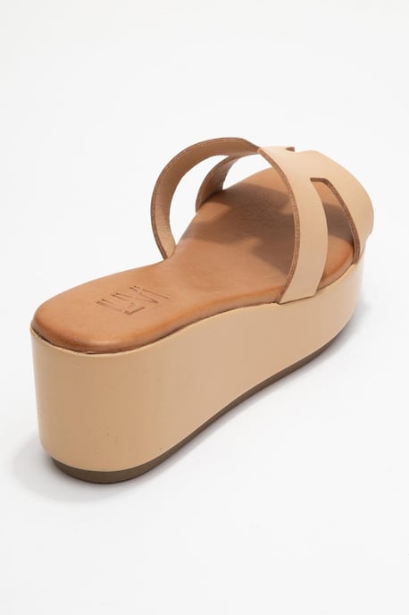Lia Leder Plateau Sandale (Women) - Image 5