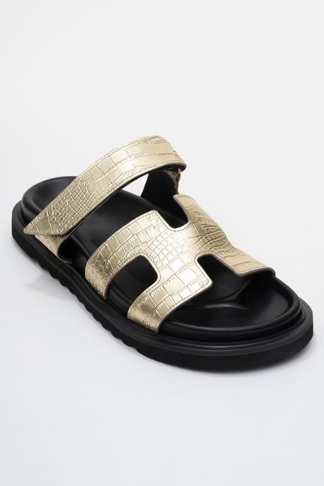 Loana Leder Slide Sandale - Image 3