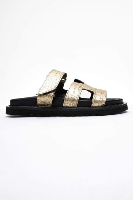 Loana Leder Slide Sandale - Image 6