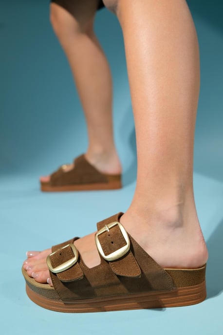 Harbor Wildleder Leder Two-Strap Sandale (Women) - Image 5