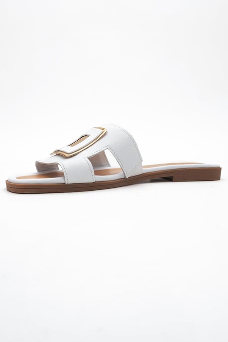 MILLIE Leder Schnalle Slide (Women) - Image 5