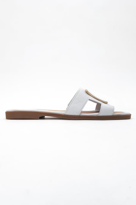 MILLIE Leder Schnalle Slide (Women) - Image 6