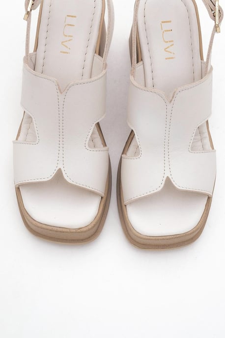 Zennia Leder Plateau Sandale (Women) - Image 5