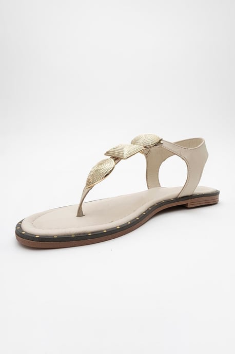 Giulia Leder Flach Sandale (Women) - Image 4