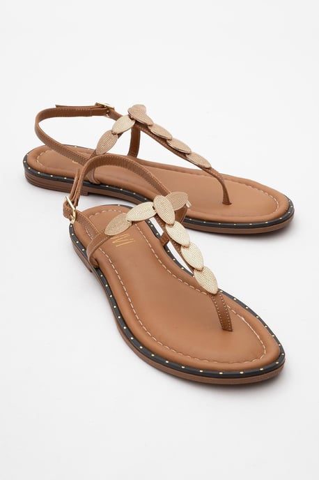 Marea Leder Flach Sandale (Women) - Image 2