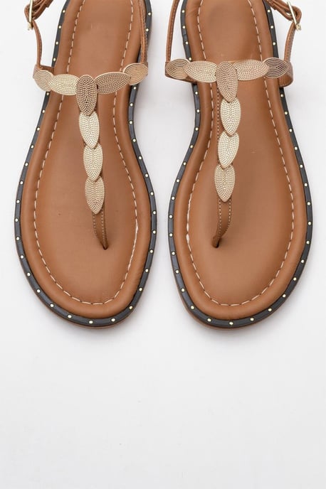 Marea Leder Flach Sandale (Women) - Image 3