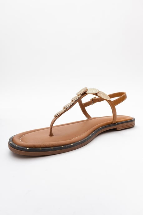 Marea Leder Flach Sandale (Women) - Image 5