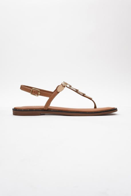Marea Leder Flach Sandale (Women) - Image 6