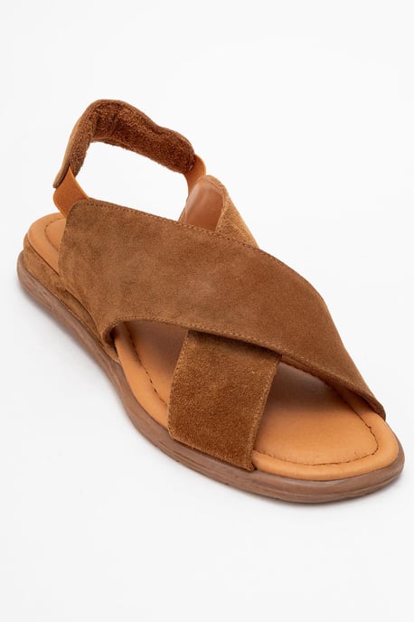 Broods Elastik Leder Slip-On Sandalen (Damen) - Image 1