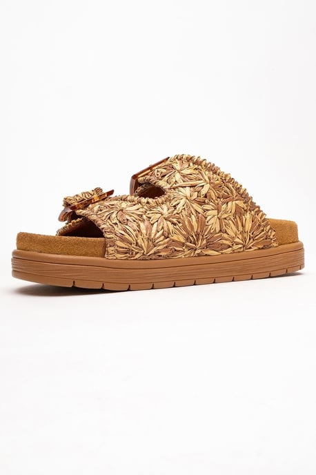Milana Leder Double‑Strap Sandale (Women) - Image 4