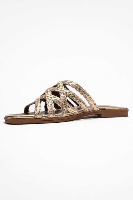 Alisha Leder Slide Sandale - Image 4