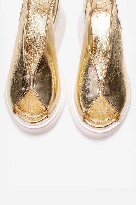 Sam Leder-Plateausandale - Image 3