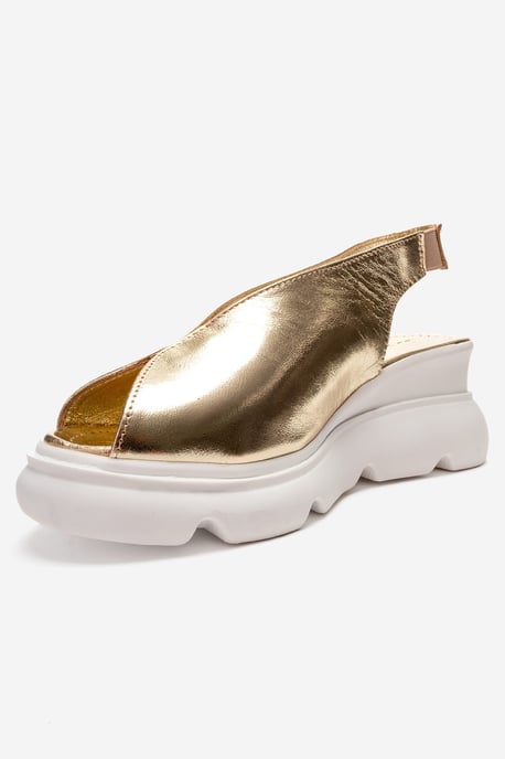 Sam Leder-Plateausandale - Image 4