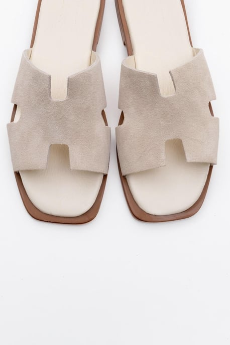 Jez Leder Slide Sandale (Women) - Image 2