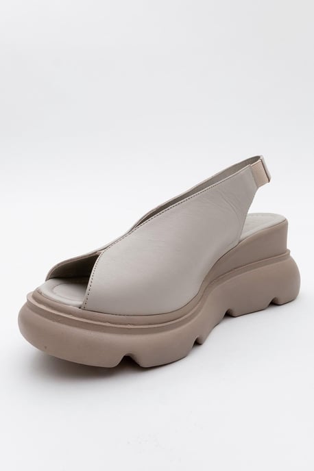 Sam Leder-Plateausandale - Image 3