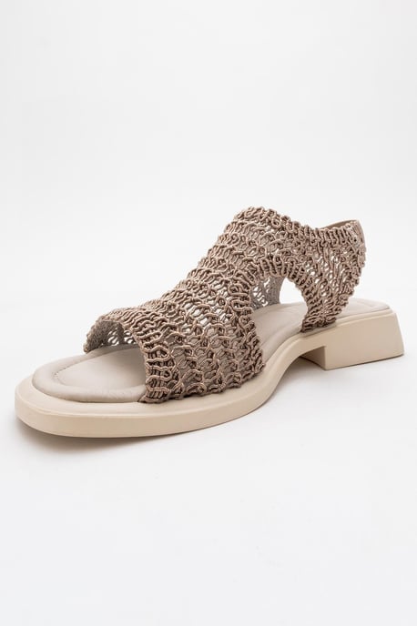 Weave Leder Geflochten Sandale (Women) - Image 5