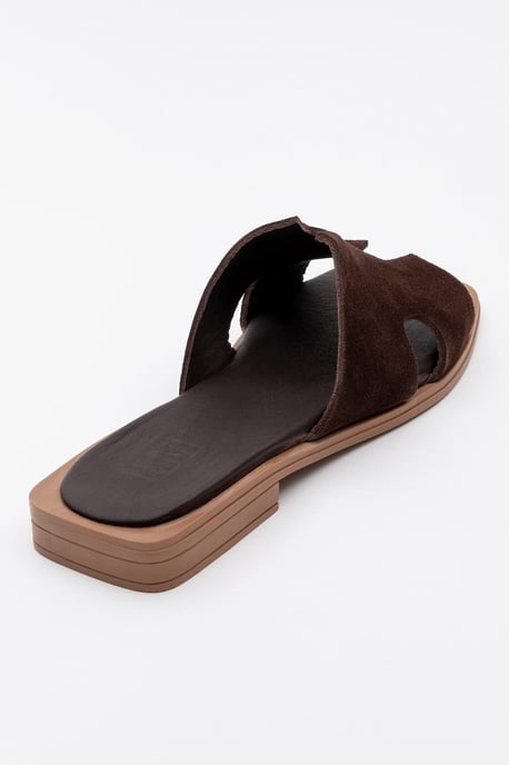 Jez Leder Slide Sandale (Women) - Image 3