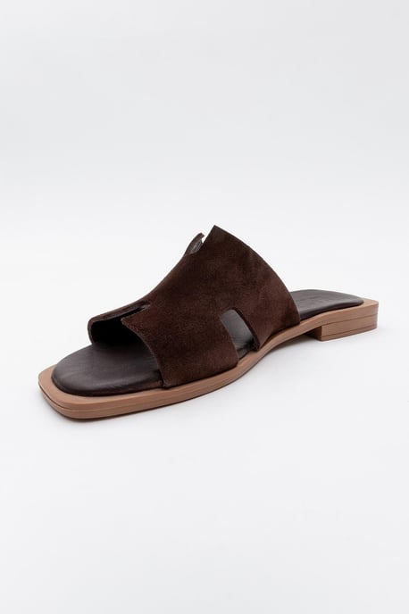 Jez Leder Slide Sandale (Women) - Image 4