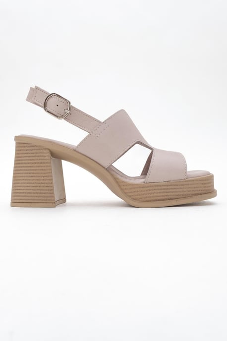 Zennia Leder Plateau Sandale (Women) - Image 4
