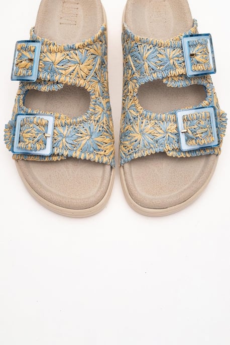 Milana Leder Double‑Strap Sandale (Women) - Image 2